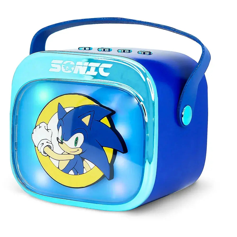 Sonic The Hedgehog LED Karaoke Speaker and Microphone Nerdscape