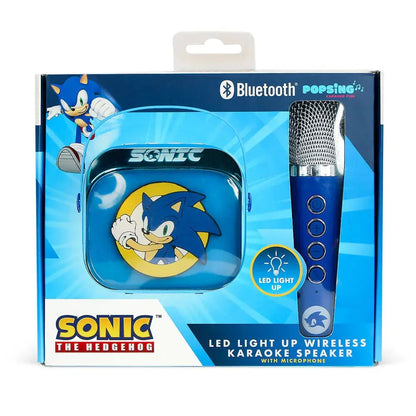 Sonic The Hedgehog LED Karaoke Speaker and Microphone Nerdscape