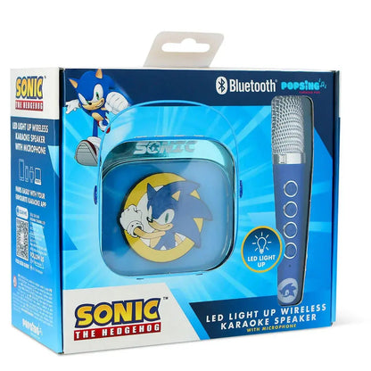 Sonic The Hedgehog LED Karaoke Speaker and Microphone Nerdscape