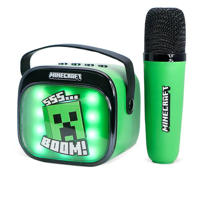 Minecraft LED Karaoke Speaker and Microphone Nerdscape