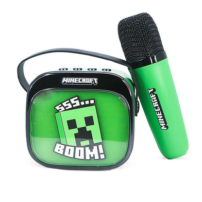 Minecraft LED Karaoke Speaker and Microphone Nerdscape