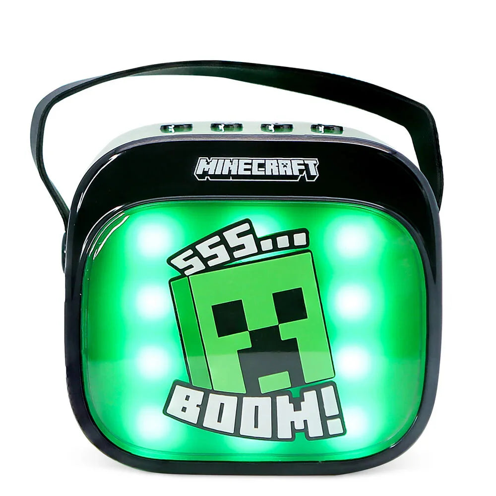 Minecraft LED Karaoke Speaker and Microphone Nerdscape
