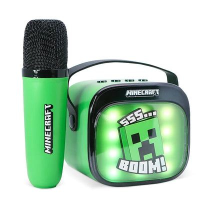 Minecraft LED Karaoke Speaker and Microphone Nerdscape