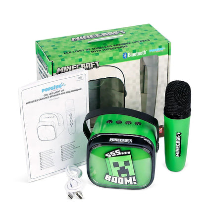Minecraft LED Karaoke Speaker and Microphone Nerdscape