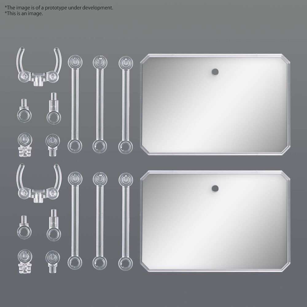 Display Stand Action Base 6 Clear with Mirror Stickers - Nerdscape