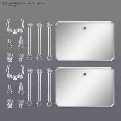 Display Stand Action Base 6 Clear with Mirror Stickers - Nerdscape