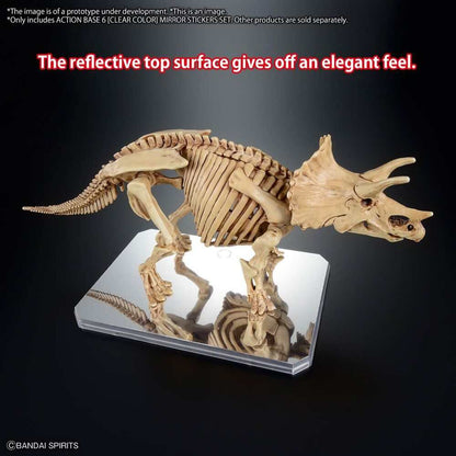 Display Stand Action Base 6 Clear with Mirror Stickers - Nerdscape