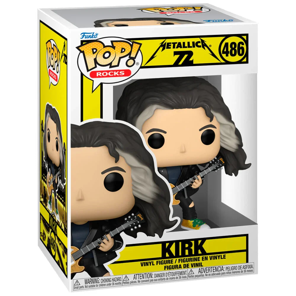 Funko Pop! Metallica Kirk 72 - Figura da Collezione Vinyl Nerdscape