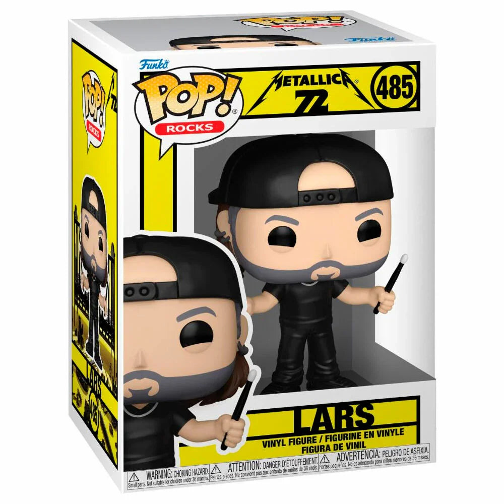 Funko Pop! Metallica Lars 72 - Figura da Collezione Vinyl Nerdscape