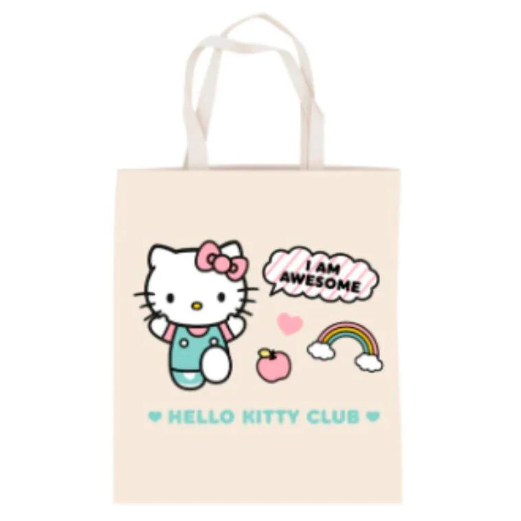 Hello Kitty I am Awesome shopping bag Nerdscape