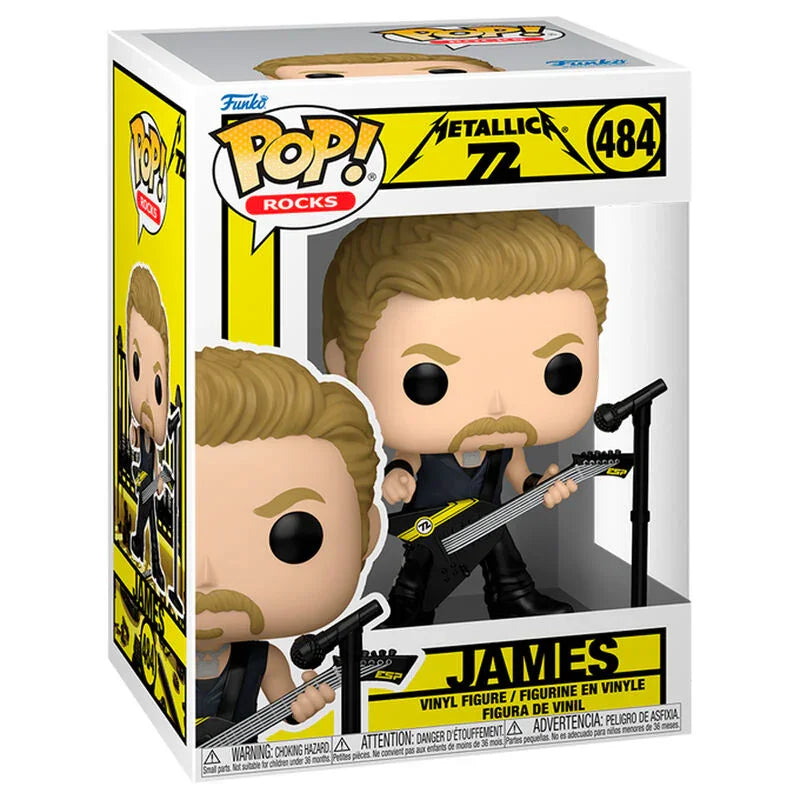 Funko Pop! Metallica James 72 - Figura da Collezione Vinyl Nerdscape
