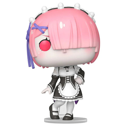Funko Pop! Re:Zero Starting Life in Another World Ram - Figura da Collezione Vinyl Nerdscape