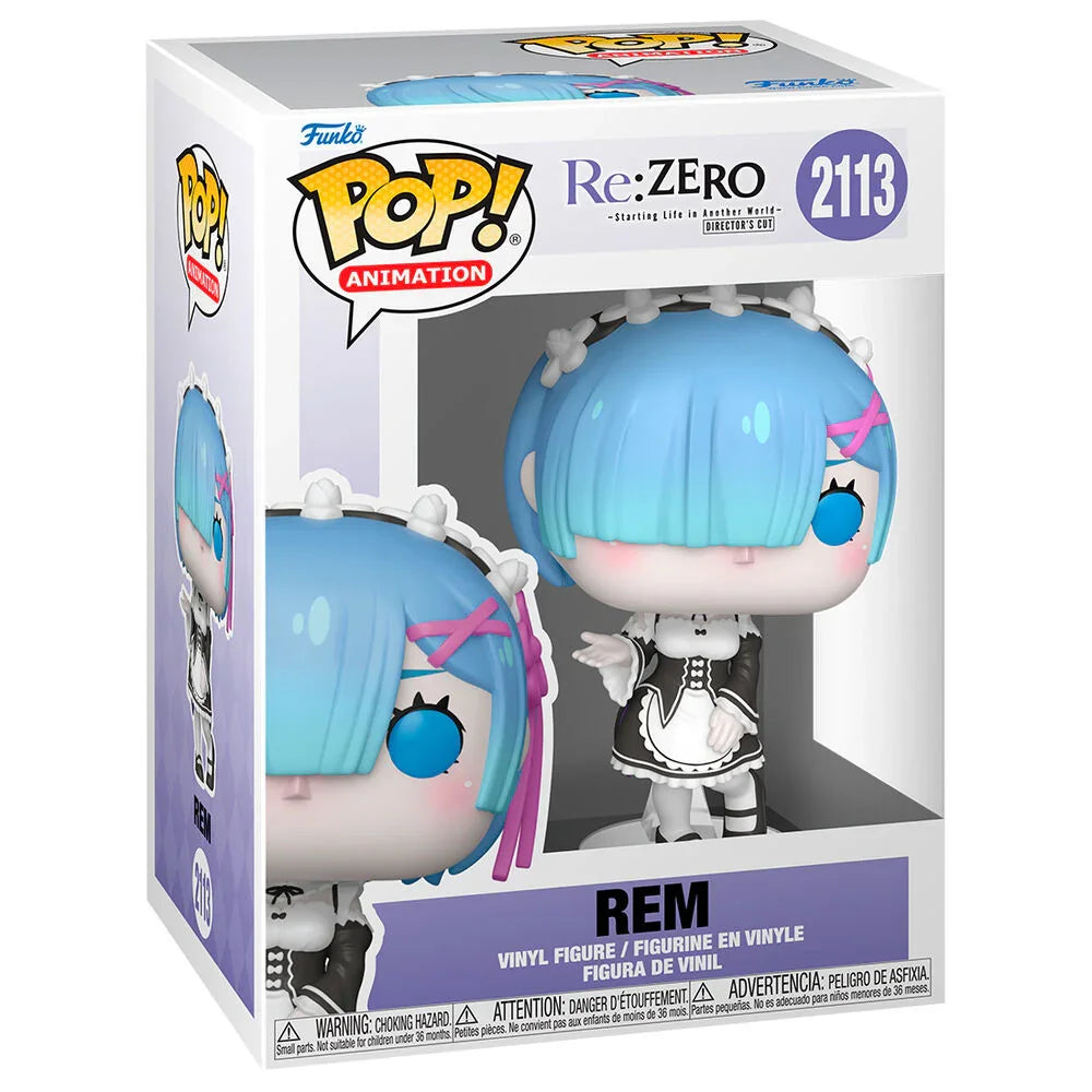 Funko Pop! Re:Zero Starting Life in Another World Rem - Figura da Collezione Vinyl Nerdscape