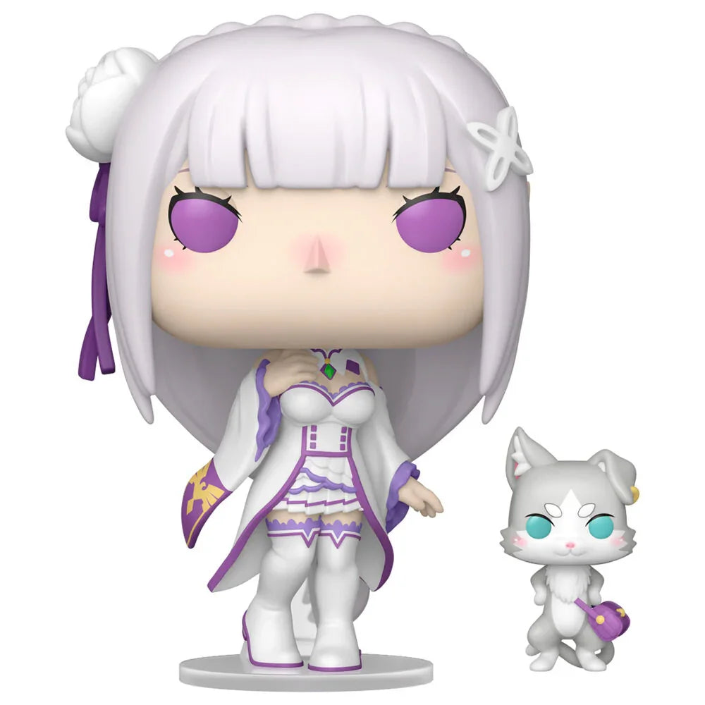 Funko Pop! Re:Zero Starting Life in Another World Emilia - Figura da Collezione Vinyl Nerdscape