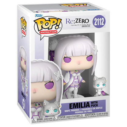 Funko Pop! Re:Zero Starting Life in Another World Emilia - Figura da Collezione Vinyl Nerdscape