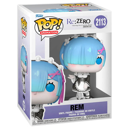 Funko Pop! Re:Zero Starting Life in Another World Rem 5 + 1 Chase - Figura da Collezione Vinyl Nerdscape