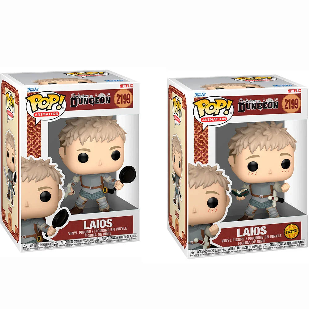 Funko Pop! Delicious in Dungeon Laios 5 + 1 Chase - Figura da Collezione Vinyl Nerdscape