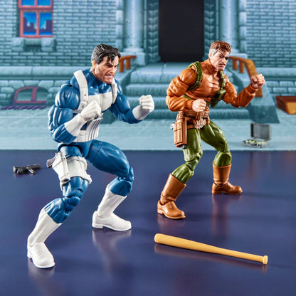 Marvel Legends The Punisher Gamerverse - Figura da Collezione Punisher & Nick Fury - Nerdscape Nerdscape