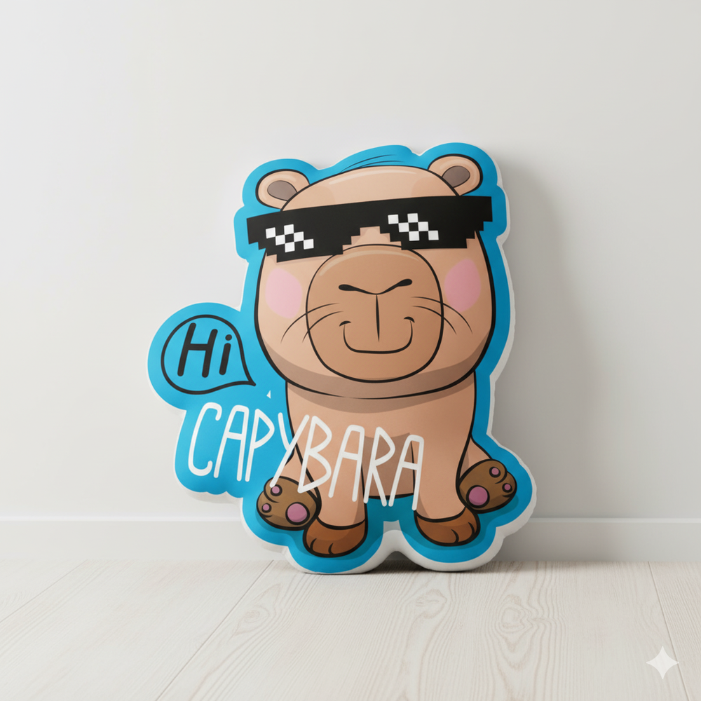 Capybara 3D cushion Nerdscape