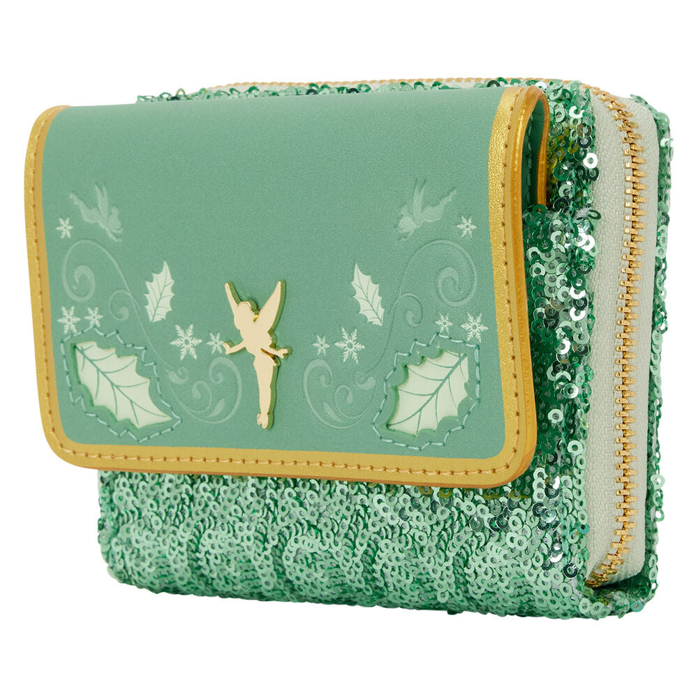 Loungefly Disney Peter Pan Tinker Bell Holiday wallet Nerdscape
