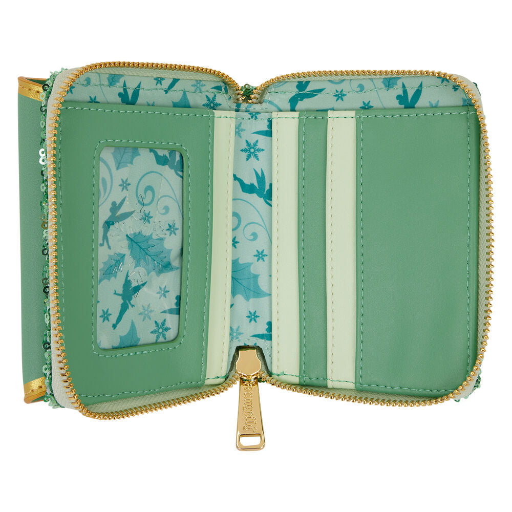 Loungefly Disney Peter Pan Tinker Bell Holiday wallet Nerdscape