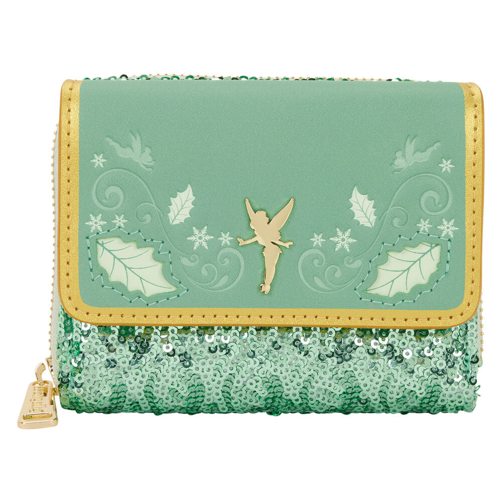 Loungefly Disney Peter Pan Tinker Bell Holiday wallet Nerdscape