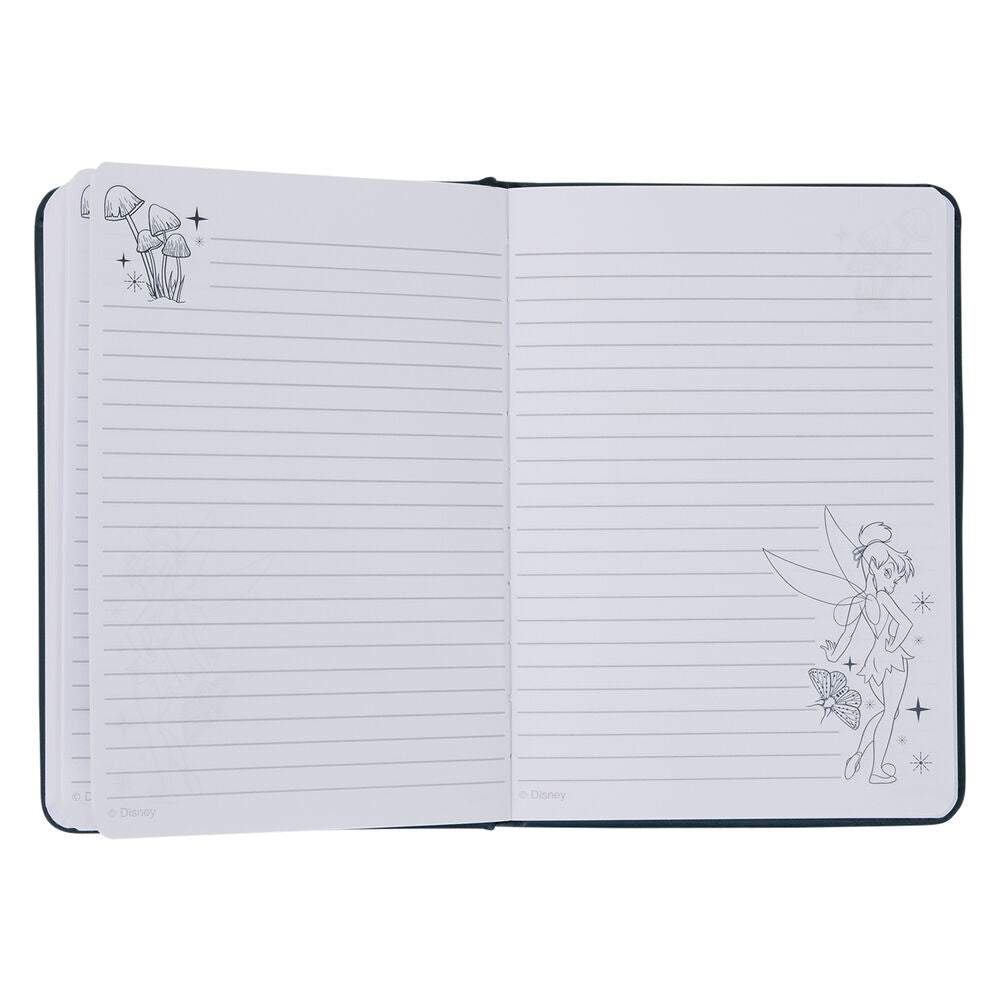 Loungefly Disney Peter Pan Tinker Bell Holiday notebook Nerdscape