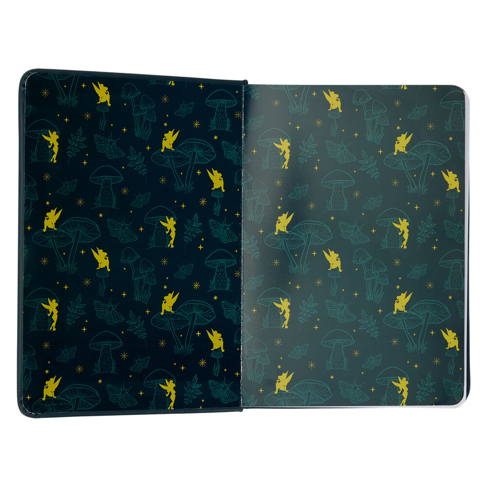 Loungefly Disney Peter Pan Tinker Bell Holiday notebook Nerdscape