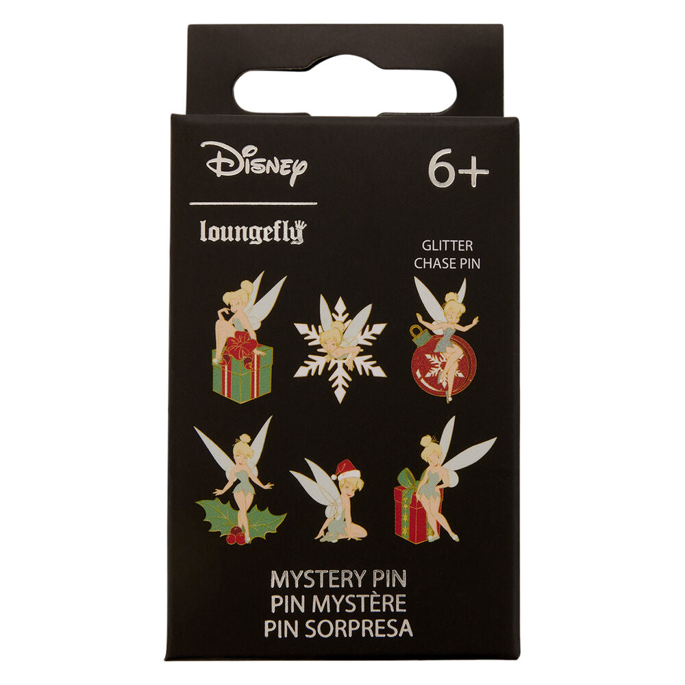 Loungefly Disney Peter Pan Tinker Bell Holiday Mystery Box Enamel Pin - Nerdscape Nerdscape