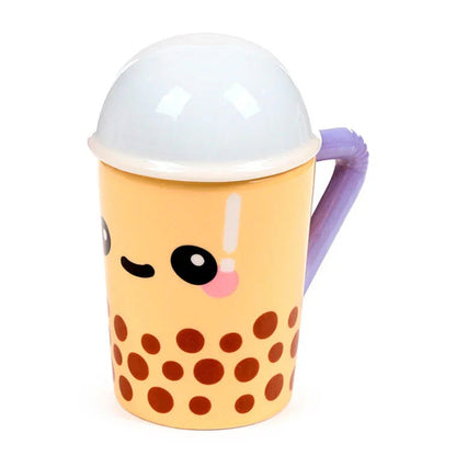 Foodiemals boba bubble tea mug with Lid 300ml Nerdscape