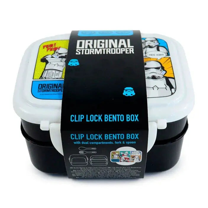 Star Wars Imperial Stormtrooper lunch box + cutlery Nerdscape