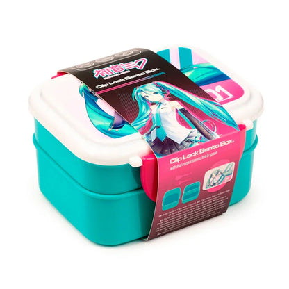 Hatsune Miku lunch box + cutlery Nerdscape