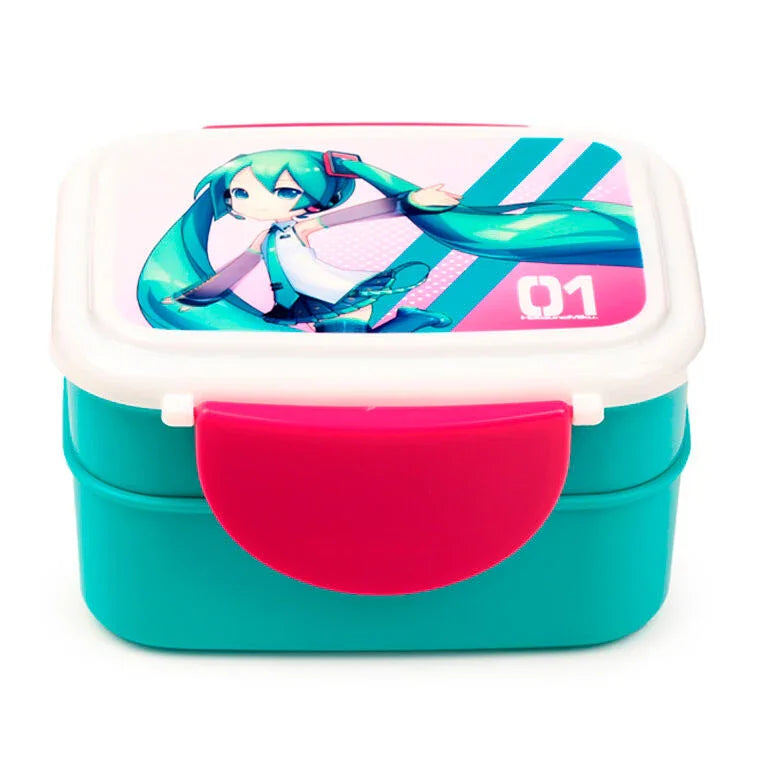 Hatsune Miku lunch box + cutlery Nerdscape