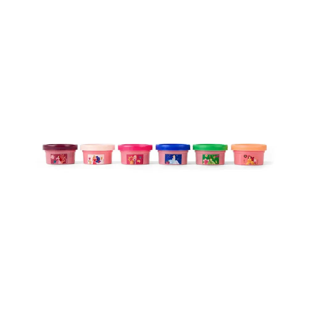 Disney Princess pack 6 mini pots of modelling clay Nerdscape