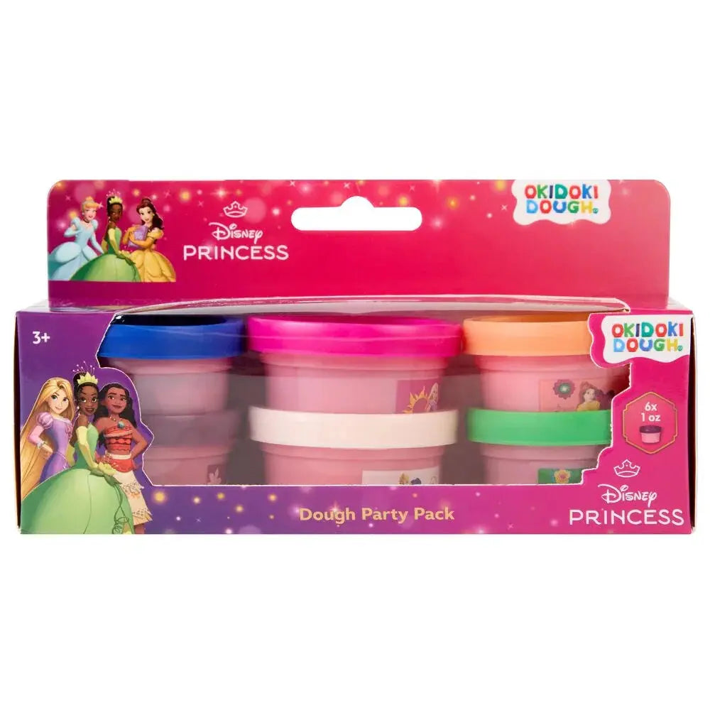 Disney Princess pack 6 mini pots of modelling clay Nerdscape
