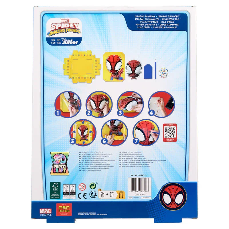 Marvel Spiderman Craft 3D diamond mosaic Nerdscape
