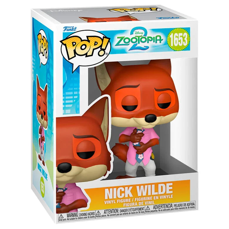 Funko Pop! Disney Zootopia Nick Wilde - Figura da Collezione Vinyl Nerdscape
