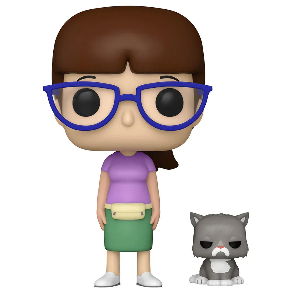 POP figure Bob's Burgers Gayle with Mr. Business Nerdscape