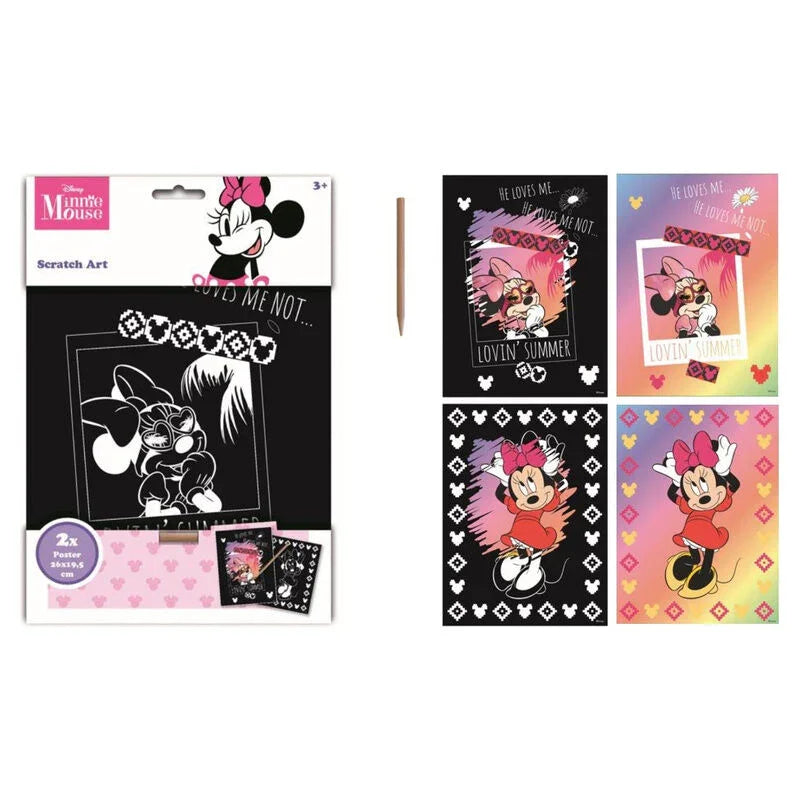 Disney Minnie scratching set Nerdscape