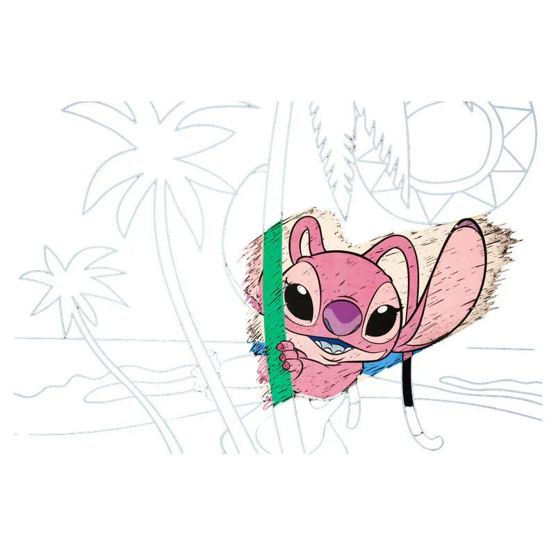 Disney Stitch scratching set Nerdscape