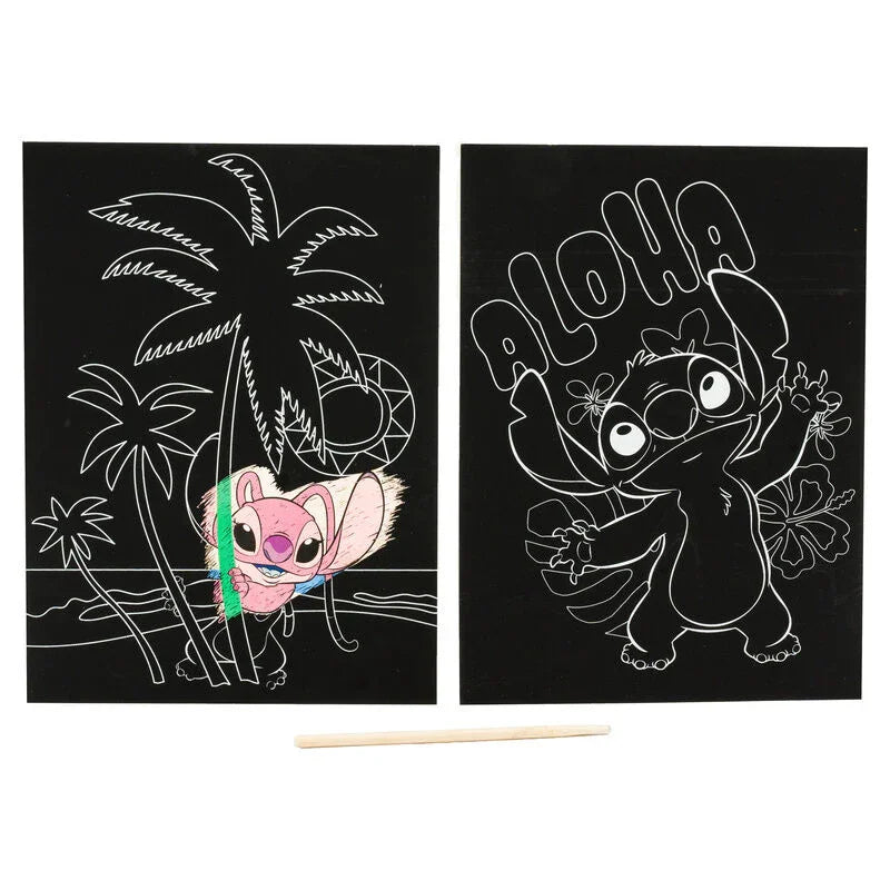 Disney Stitch scratching set Nerdscape