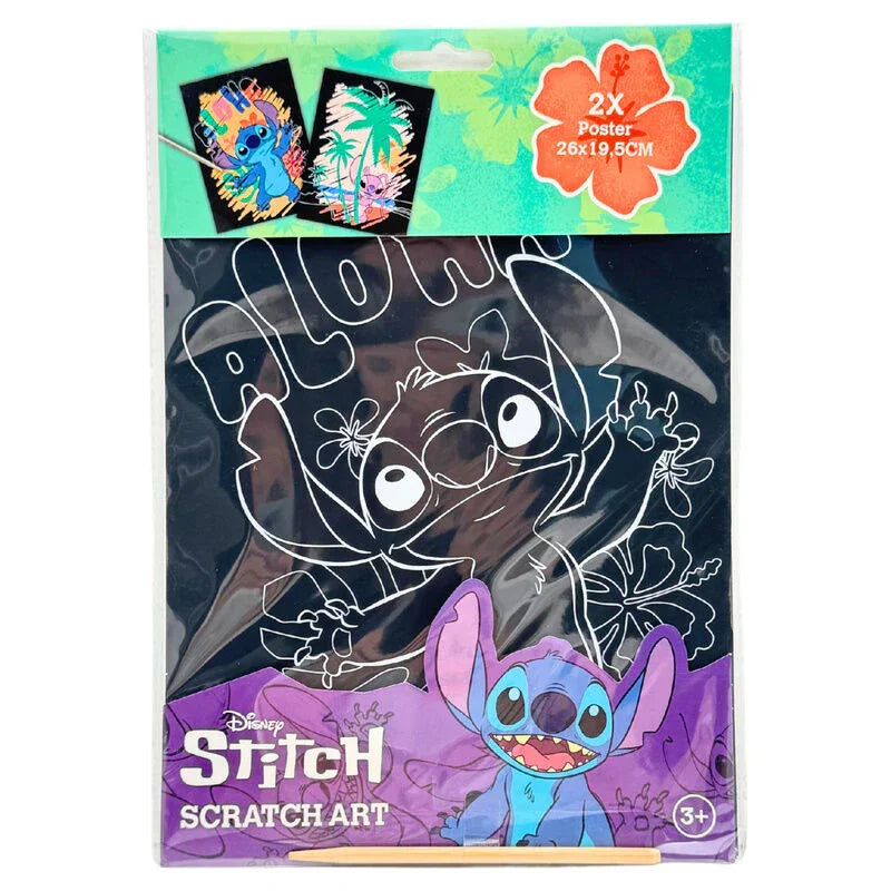Disney Stitch scratching set Nerdscape