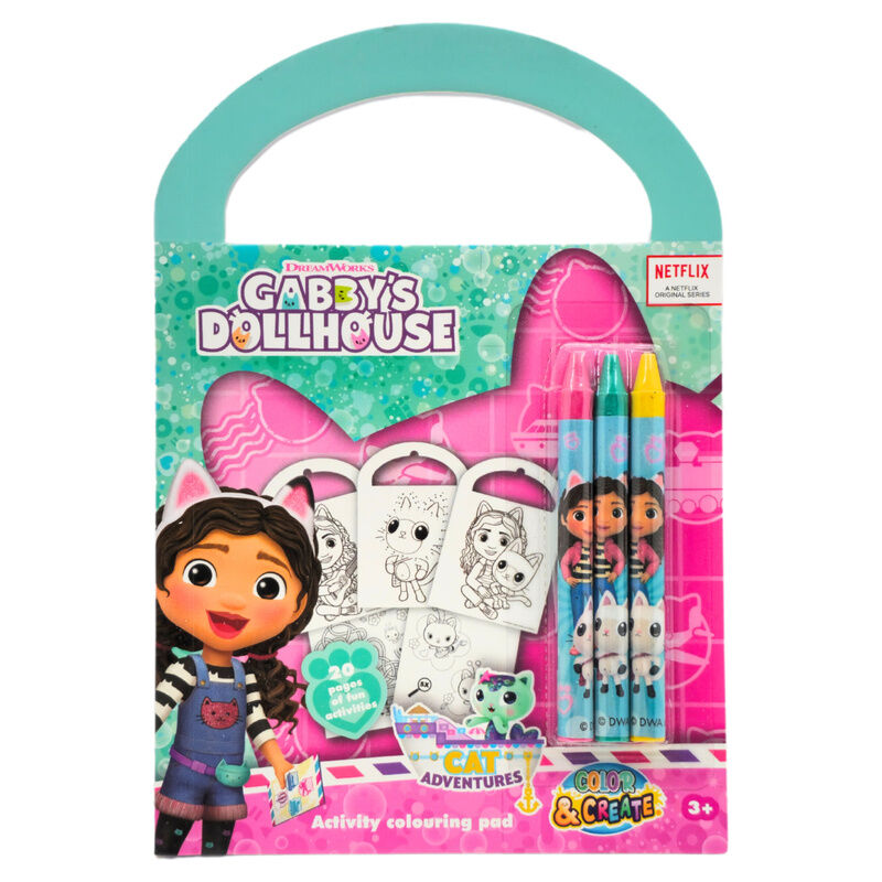 Gabbys Dollhouse assorted Activity and colouring set