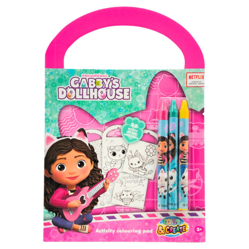 Gabbys Dollhouse assorted Activity and colouring set