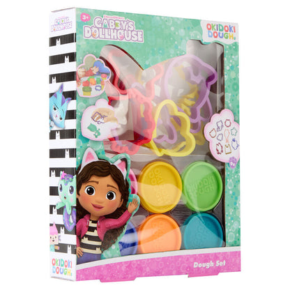 Gabbys Dollhouse pack of 6 mini pots of modelling clay + moulds Nerdscape