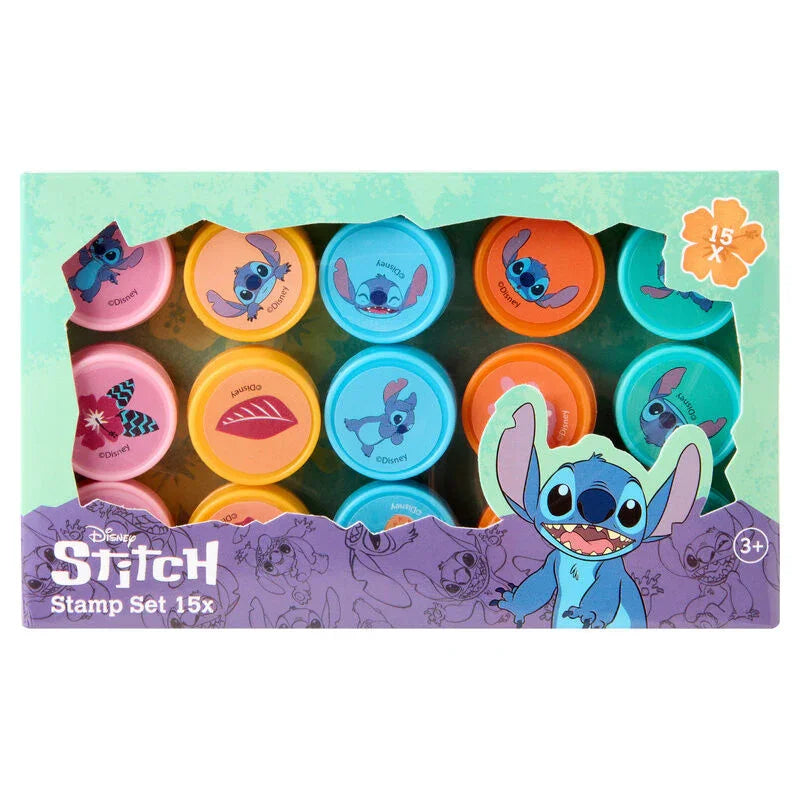 Disney Stitch pack 15 stamps Nerdscape