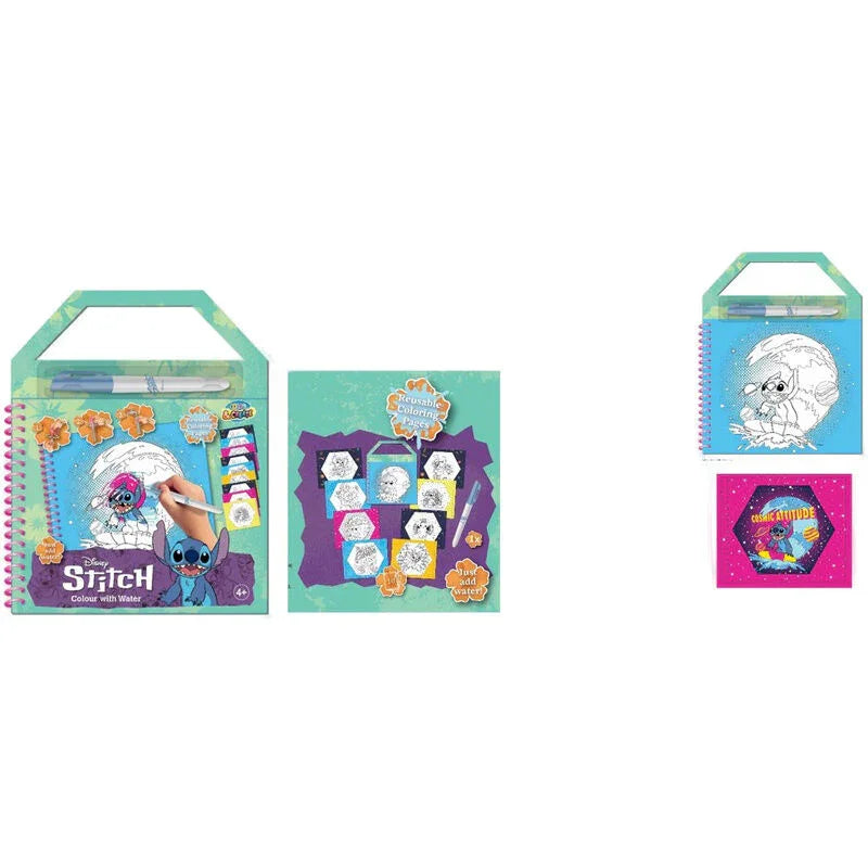 Disney Stitch Magic water painting book Nerdscape
