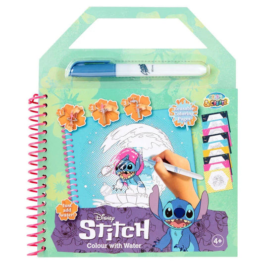 Disney Stitch Magic water painting book Nerdscape