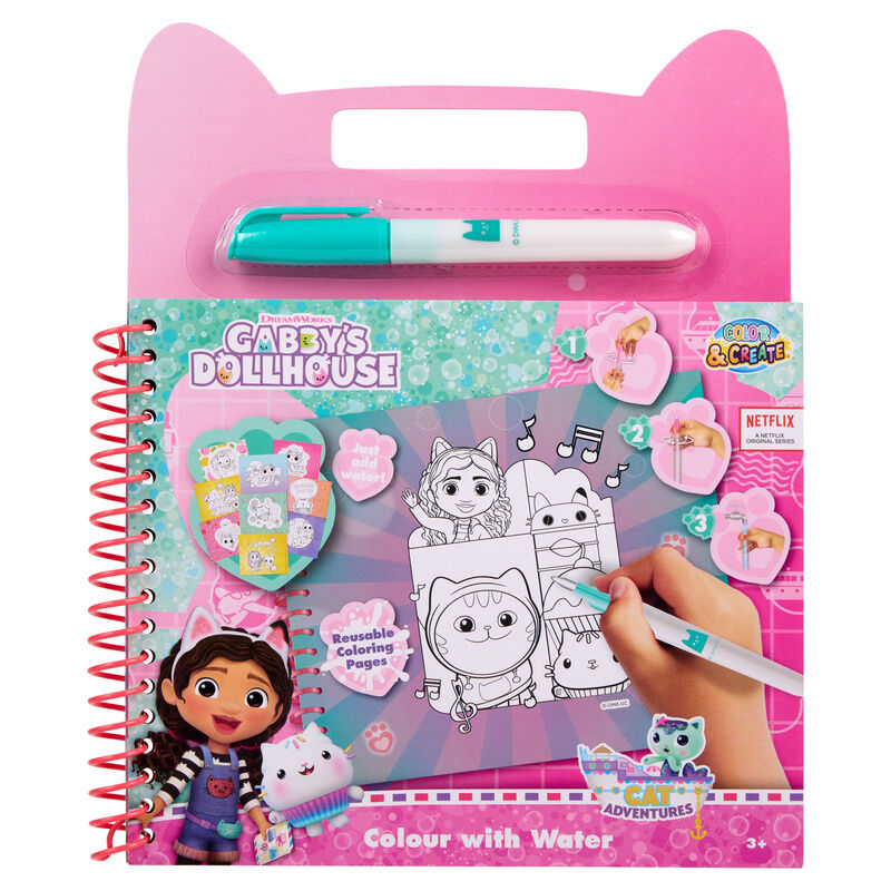 Gabbys Dollhouse Magic water painting book Nerdscape