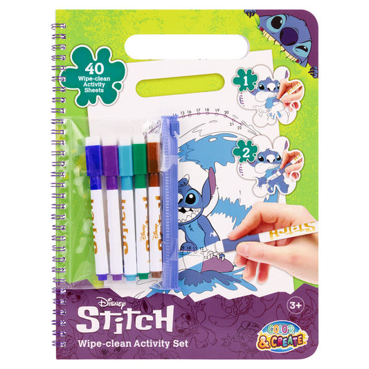 Disney Stitch Magic water painting book